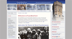 Desktop Screenshot of frauenmediaturm.de